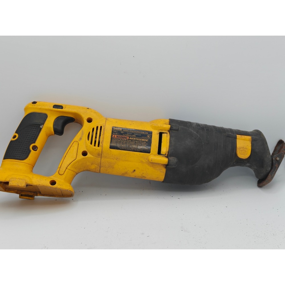 DeWalt DW938 18V Cordless Variable Speed Reciprocating Saw Type 2 Bare Tool Only